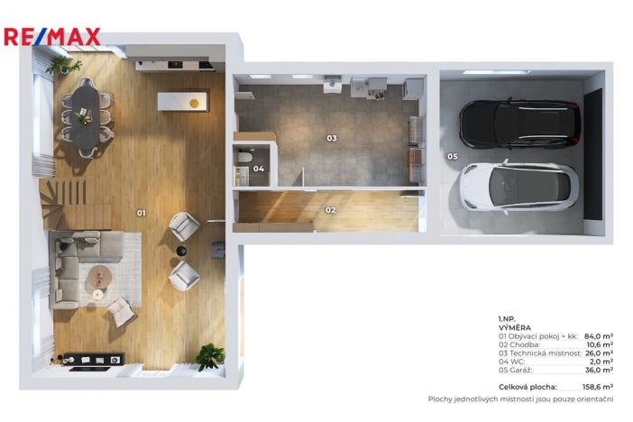 Prodej rodinného domu, Černošice, Měsíční, 323 m2