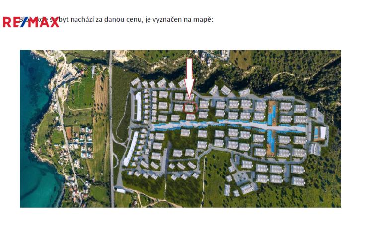 Prodej bytu 1+1, 30 km od města Kyrenia,Kypr, 67 m2