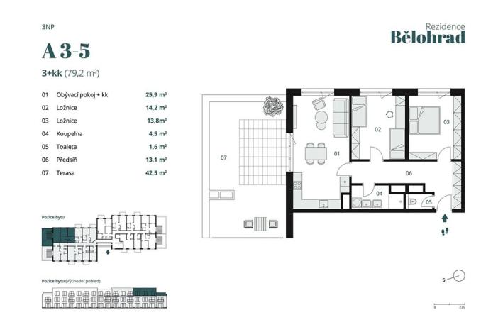 Prodej bytu 3+kk, Lázně Bělohrad, 90 m2