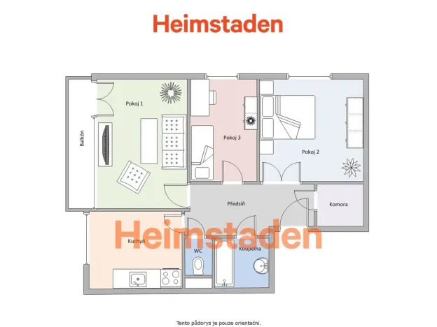 Pronájem bytu 3+1, Karviná - Nové Město, Závodní, 69 m2