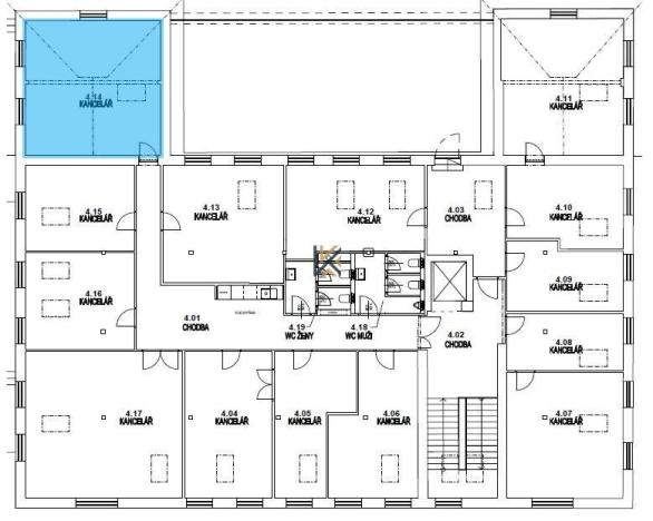 Pronájem kanceláře, Praha - Smíchov, Nádražní, 44 m2
