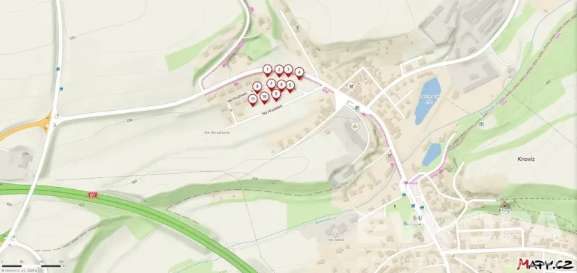 Prodej pozemku pro bydlení, Knovíz, 814 m2