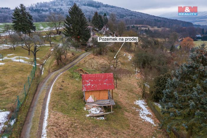Prodej zahrady, Žandov - Radeč, 1537 m2