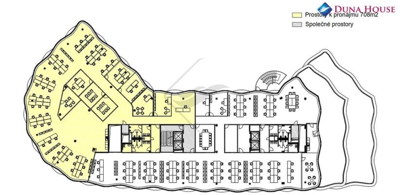 Pronájem kanceláře, Praha - Libeň, Českomoravská, 773 m2