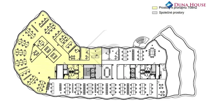 Pronájem kanceláře, Praha - Libeň, Českomoravská, 773 m2