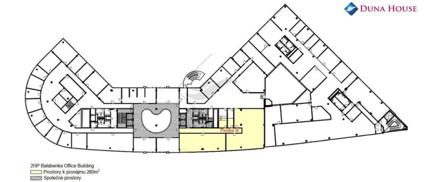 Pronájem kanceláře, Praha - Libeň, Českomoravská, 305 m2