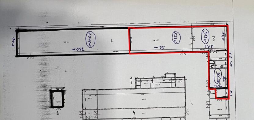 Pronájem výrobních prostor, Dolní Ředice, 1141 m2