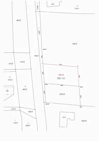 Prodej pozemku pro bydlení, Čtveřín, 880 m2
