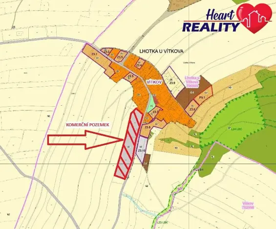 Prodej komerčního pozemku, Vítkov, 32430 m2