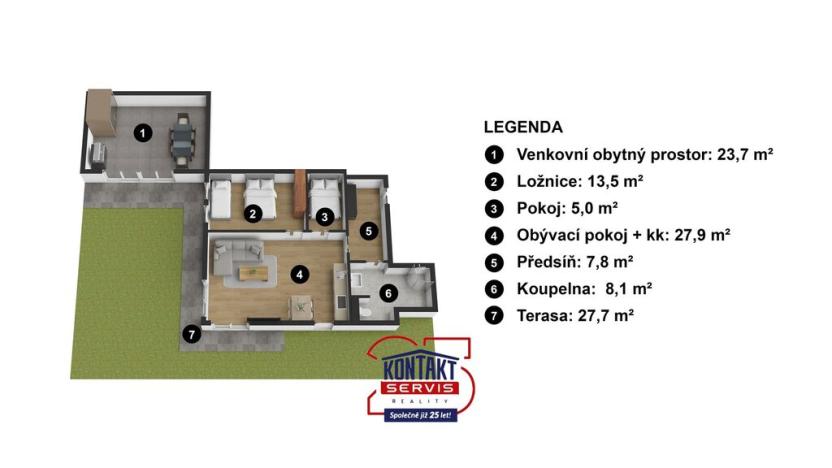 Prodej bytu 3+kk, Lipno nad Vltavou, 118 m2