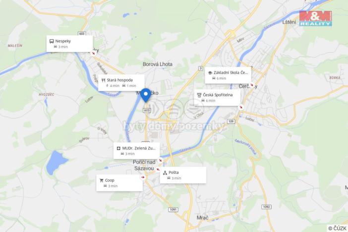 Prodej zahrady, Nespeky, Benešovská, 1005 m2