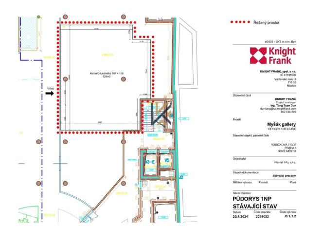 Pronájem obchodního prostoru, Praha - Nové Město, Vodičkova, 128 m2