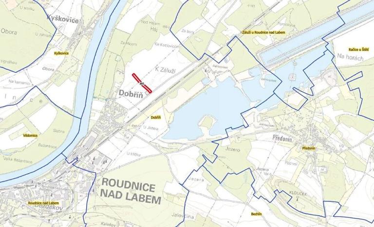 Prodej pozemku, Dobříň, 9636 m2