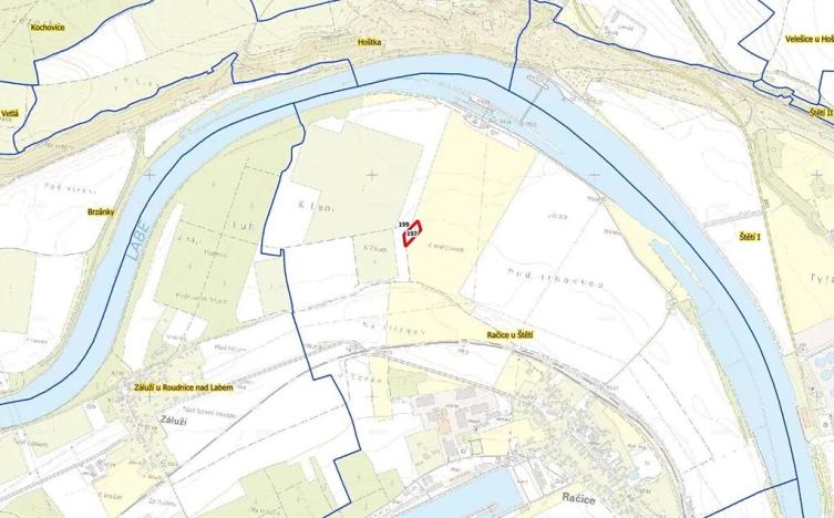 Prodej pole, Račice, 4020 m2