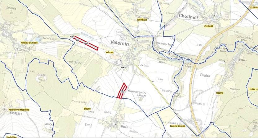 Prodej podílu pole, Velemín, 5988 m2