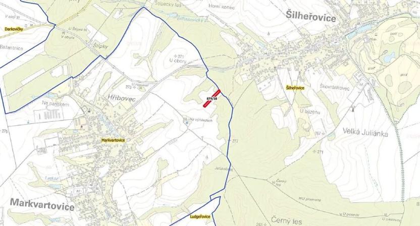 Prodej pole, Markvartovice, 5017 m2