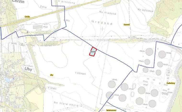 Prodej pole, Uhy, 5543 m2