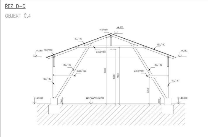 Pronájem komerčního pozemku, Zákolany, 300 m2