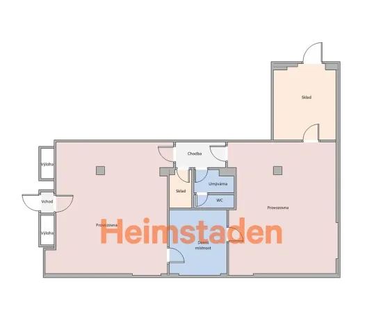 Pronájem obchodního prostoru, Karviná - Nové Město, Čapkova, 143 m2