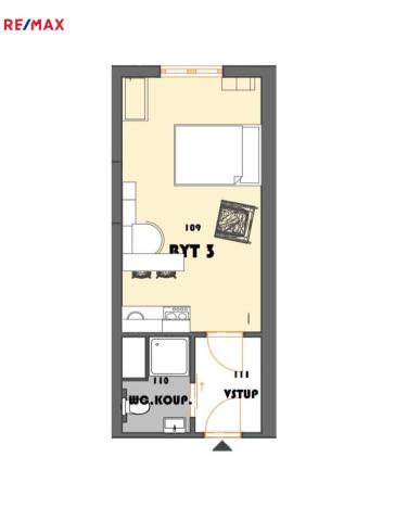 Pronájem bytu 1+kk, Havířov - Město, E. F. Buriana, 24 m2