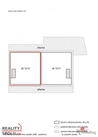 Prodej bytu 2+kk, Hoštice, 76 m2