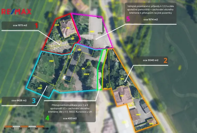 Prodej komerční nemovitosti, Kunovice, Osvobození, 4428 m2