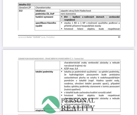 Prodej pozemku pro bydlení, Dolní Radechová, 2591 m2