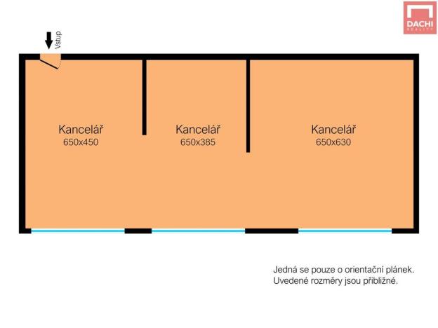 Pronájem kanceláře, Chvalkovice, 97 m2