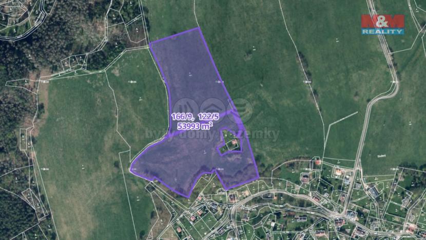 Prodej louky, Kunratice - Studený, 126193 m2
