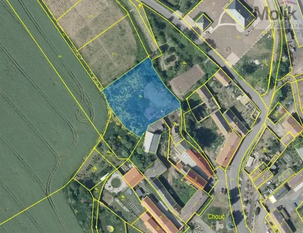 Prodej pozemku pro bydlení, Hrobčice - Chouč, 2174 m2