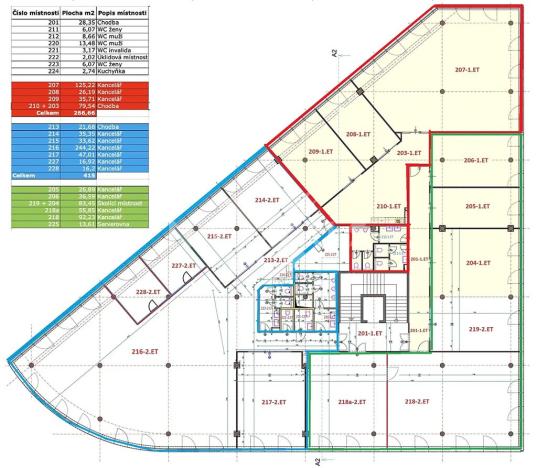 Pronájem kanceláře, Praha - Stodůlky, Jeremiášova, 741 m2