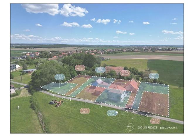 Prodej pozemku pro bydlení, Dolní Ředice, K Časům, 845 m2