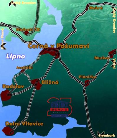 Prodej pozemku pro bydlení, Černá v Pošumaví - Bližná, 378 m2