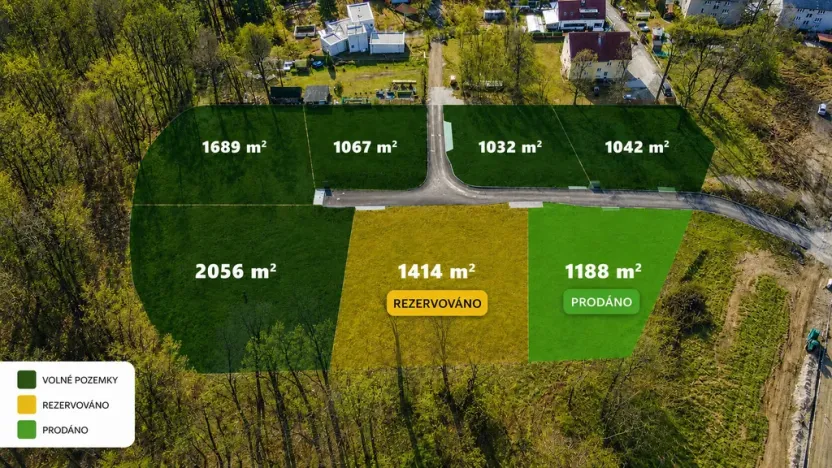 Prodej pozemku pro bydlení, Hluboká nad Vltavou, Lesní, 1042 m2