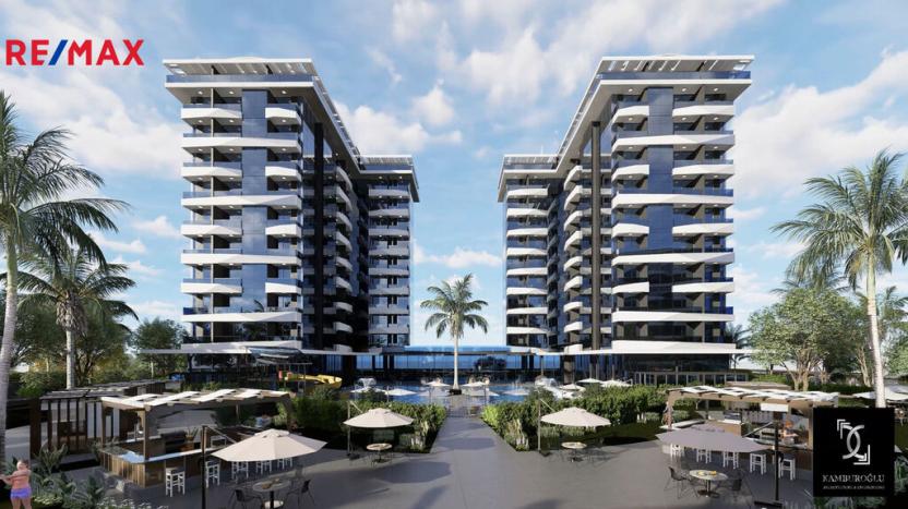 Prodej bytu 1+1, Avsallar,Turecko, 44 m2