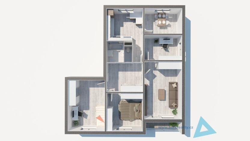 Prodej bytu 5+1, Nová Paka, K Hájku, 93 m2