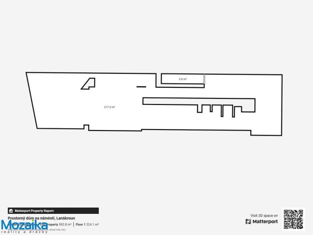 Prodej obchodního prostoru, Lanškroun - Lanškroun-Vnitřní Město, Školní, 704 m2