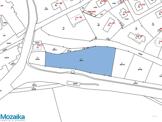 Prodej komerčního pozemku, Dolní Dobrouč - Lanšperk, 3757 m2