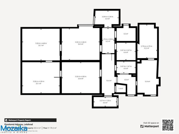 Prodej rodinného domu, Letohrad, Taušlova, 1051 m2
