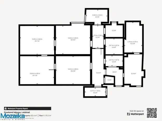 Prodej rodinného domu, Letohrad, Taušlova, 1051 m2