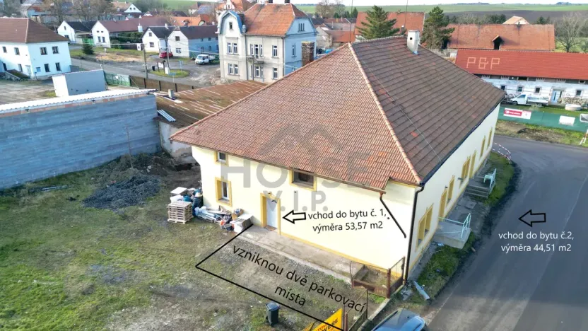 Prodej bytu 2+kk, Hořany, 45 m2