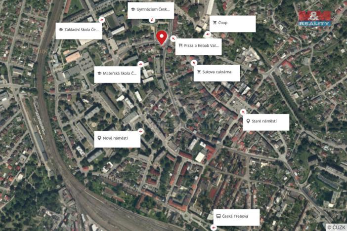 Pronájem bytu 2+kk, Česká Třebová, Riegrova, 42 m2