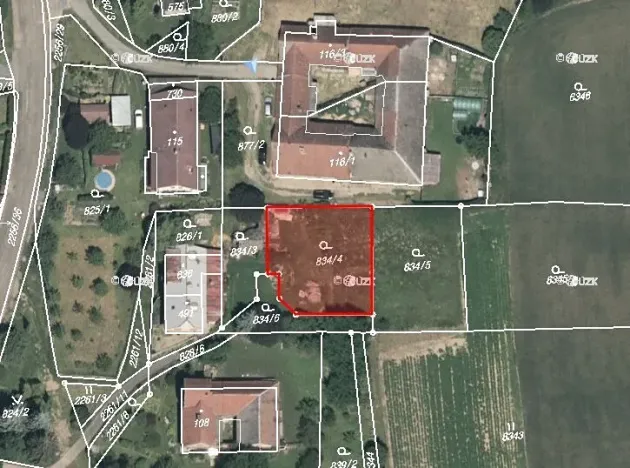 Prodej pozemku pro bydlení, Třebařov, 585 m2