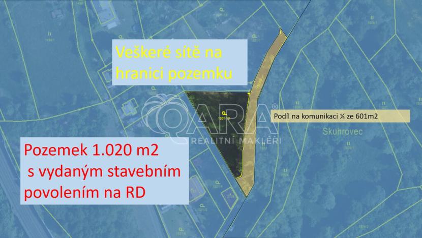Prodej pozemku pro bydlení, Mnichovice, Sportovní, 1170 m2