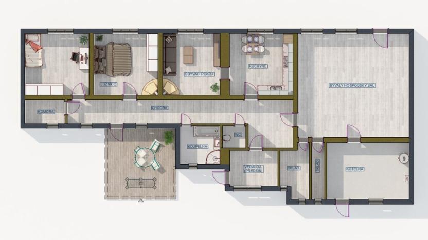 Prodej rodinného domu, Strmilov - Malý Jeníkov, 193 m2