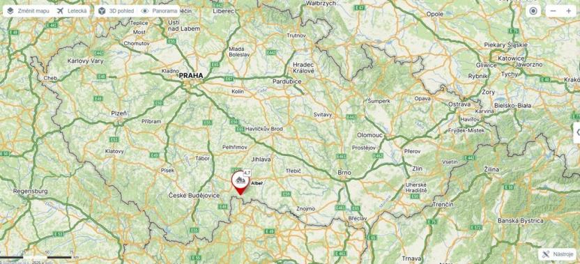 Prodej pozemku pro bydlení, Nová Bystřice - Albeř, 1074 m2