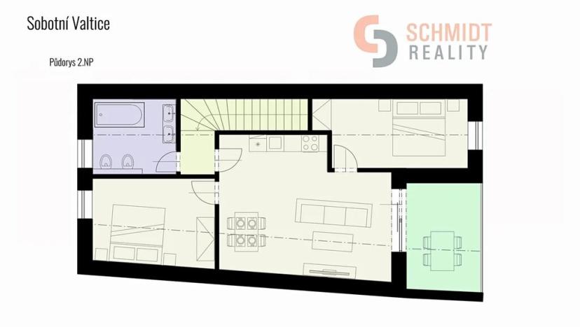 Prodej apartmánu, Valtice, Sobotní, 88 m2