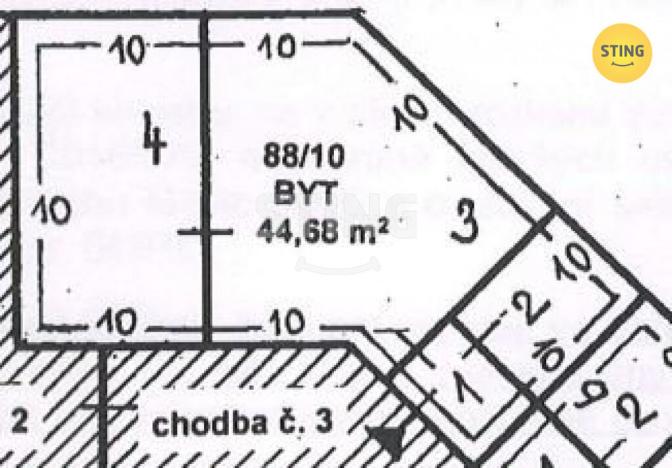 Prodej bytu 2+kk, Hanušovice, Hlavní, 45 m2