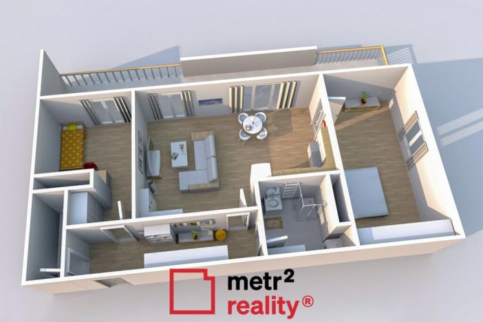 Prodej bytu 3+kk, Litovel, Severní, 80 m2