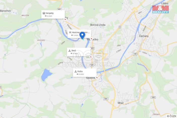 Prodej pole, Poříčí nad Sázavou, 14575 m2